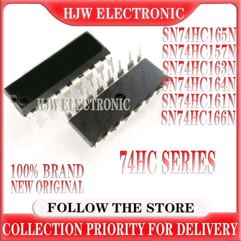 

10PCS SN74HC165N DIP 74HC165N DIP-16 74HC165 SN74HC157N 74HC157N SN74HC161N 74HC161N 74HC164N 74HC164N SN74HC163N SN74HC166N