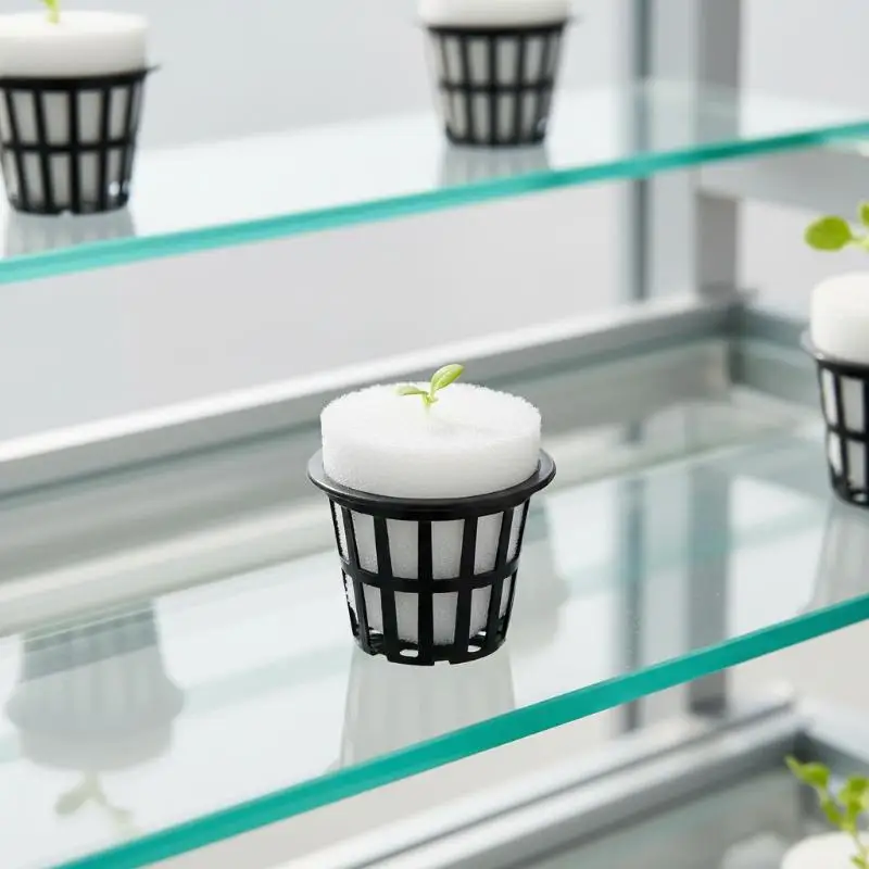 50Pcs Hydroponic Basket Sponge Polyurethane Cultivation Plugs Ideal for Seed Starting in Home Garden and Greenhouse