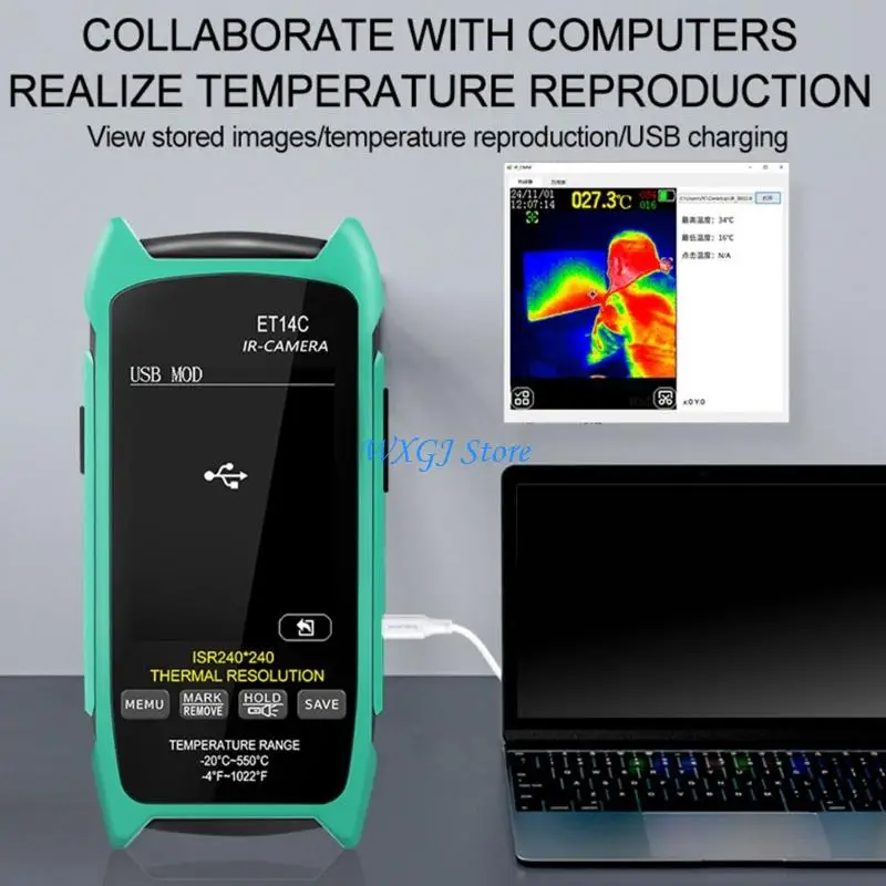 

Измерение температуры разрешения камеры 240кс240 термического изображения 37ДЖЭ промышленное
