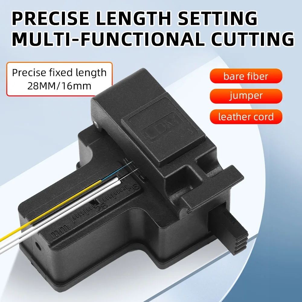 Natalink Miniature Optical Fiber Cutter  Automatic Tool Return for FTTH Cold Connection High Precision ABS Fiber Cleaver