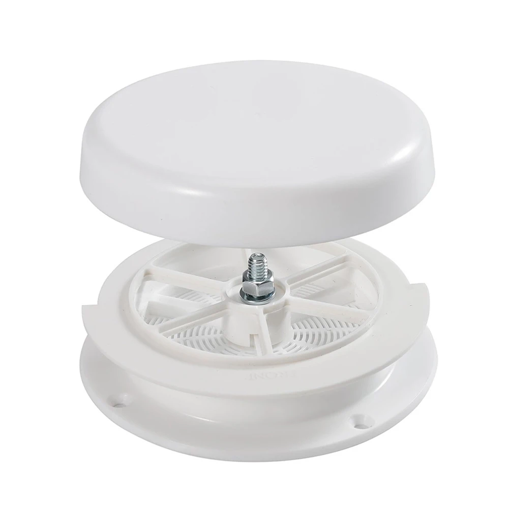 

Mushroom Shaped Roof Ventilation Cover for Camping Trailers and RV Roofs Fits 1 Inch to 2 3/8 Inch Tube Openings Plastic
