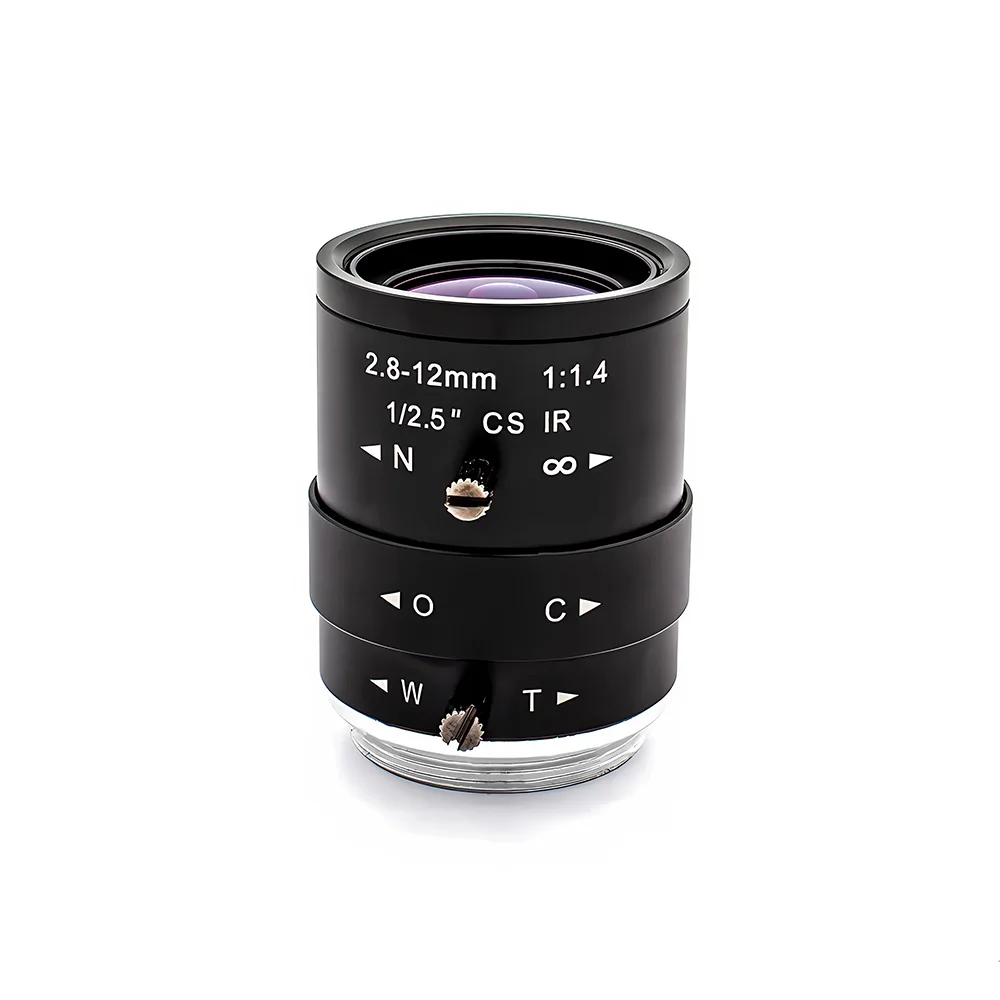 عدسة تكبير CCTV CS-Mount 2.8–12 /5–50 /50–100 ملم كاميرات صناعية عالية الوضوح كاميرا مراقبة يدوية بعدسة متغيرة البعد البؤري