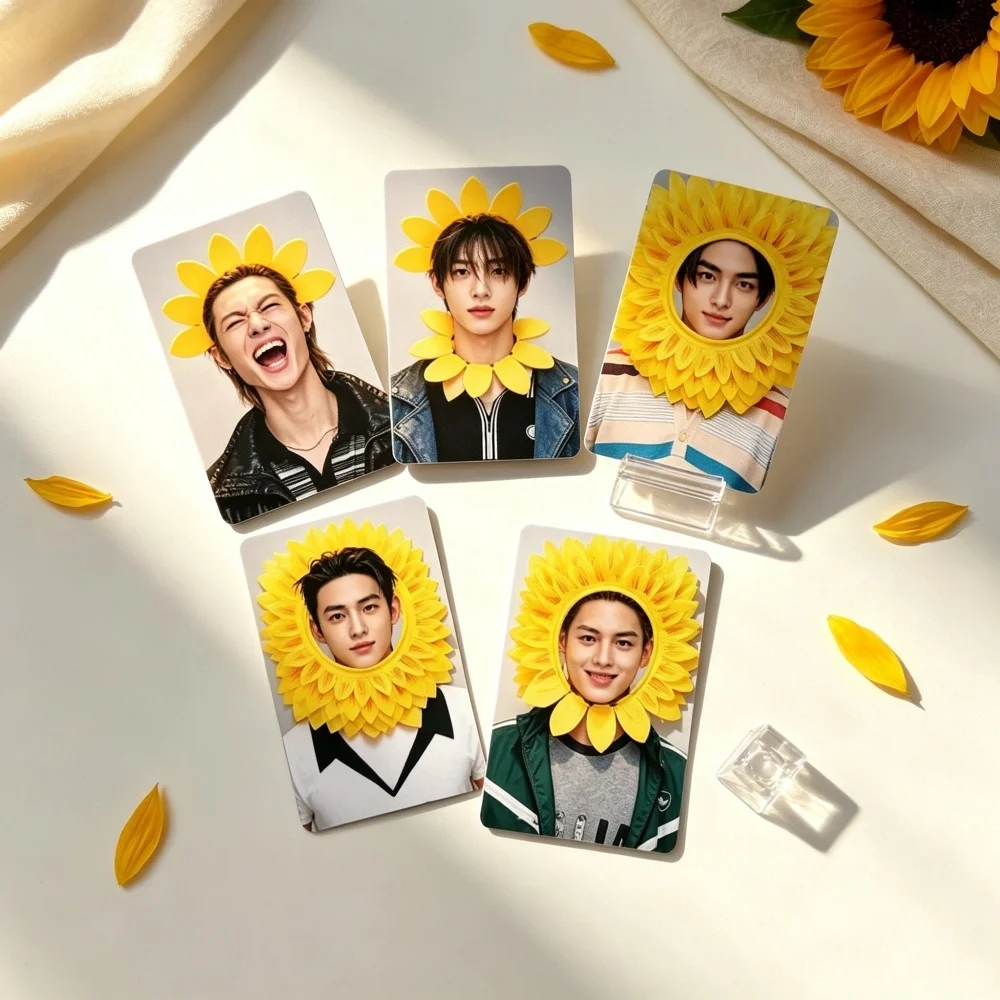 Boys Group 5Pcs Cosplay Photocards PUT YOUR PHONE DOWN Double Sides Glossy LOMO Cards Martin James Juhoon Keonho Fans Gift