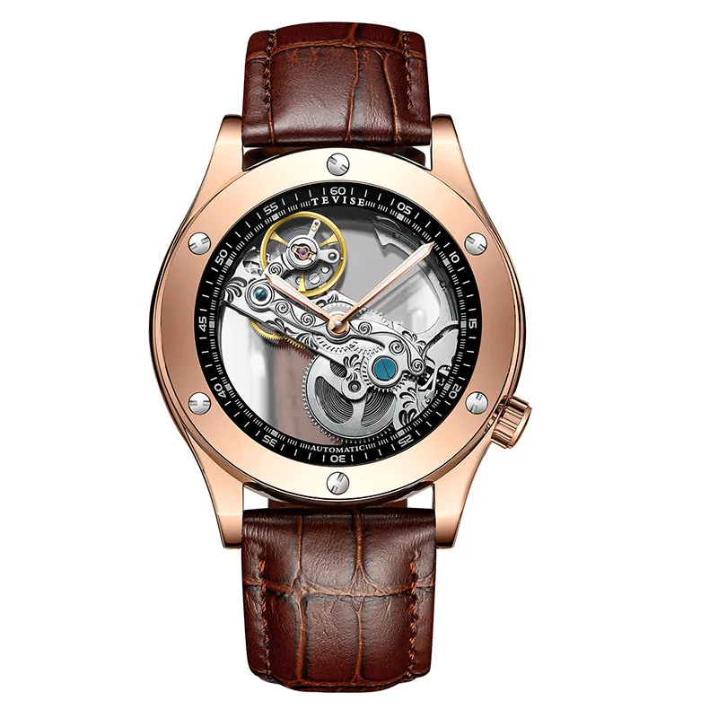 Ufficiale-websiteFashion nuovissimo orologio da uomo popolare Hollow Long Movement orologio luminoso impermeabile