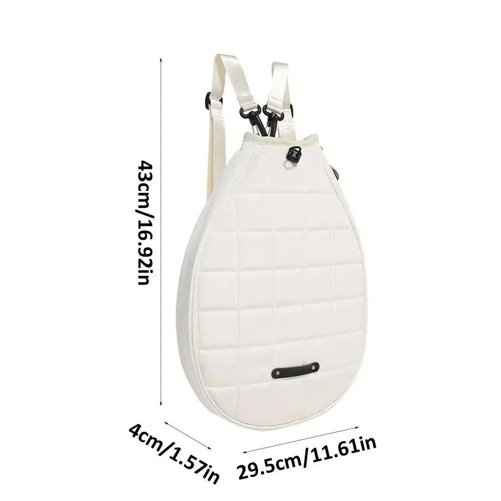 جديد بلون مضرب تنس حمل حقيبة سعة كبيرة سستة غطاء المضرب حقيبة خفيفة المحمولة مضرب تنس على ظهره