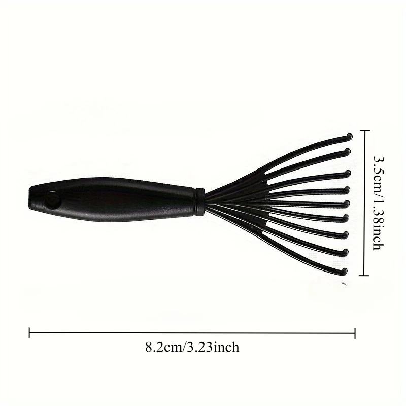 Hair Brush Cleaner Tool Hairbrush Cleaning Rake Hair Dirt Remove Comb Embedded Tool Salon Home Pick Plastic Handle Practical