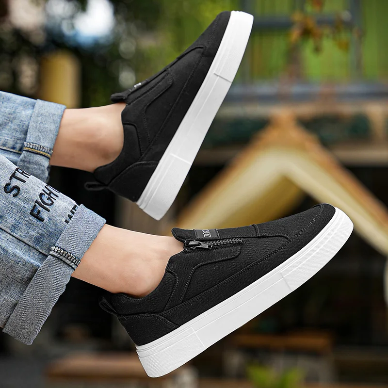 Canvas Sports and Leisure Soft and Comfortable Casual Sneaker Shoes for Men Soft and Comfortable Platform Sports Shoes Ventilate