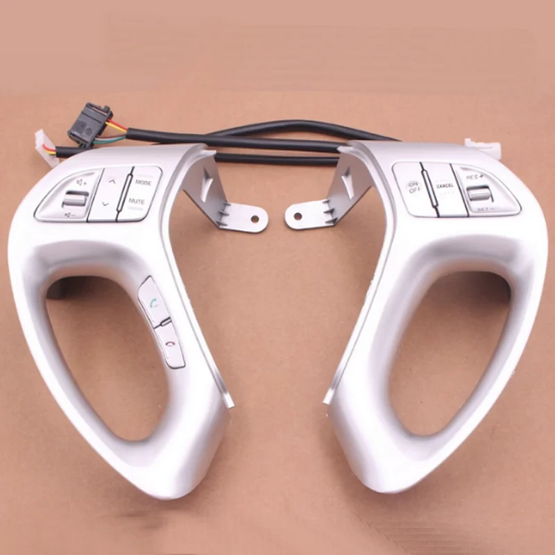 For 2010-2016 Hyundai ix35 Multi functional steering wheel button cruise control with Bluetooth installation
