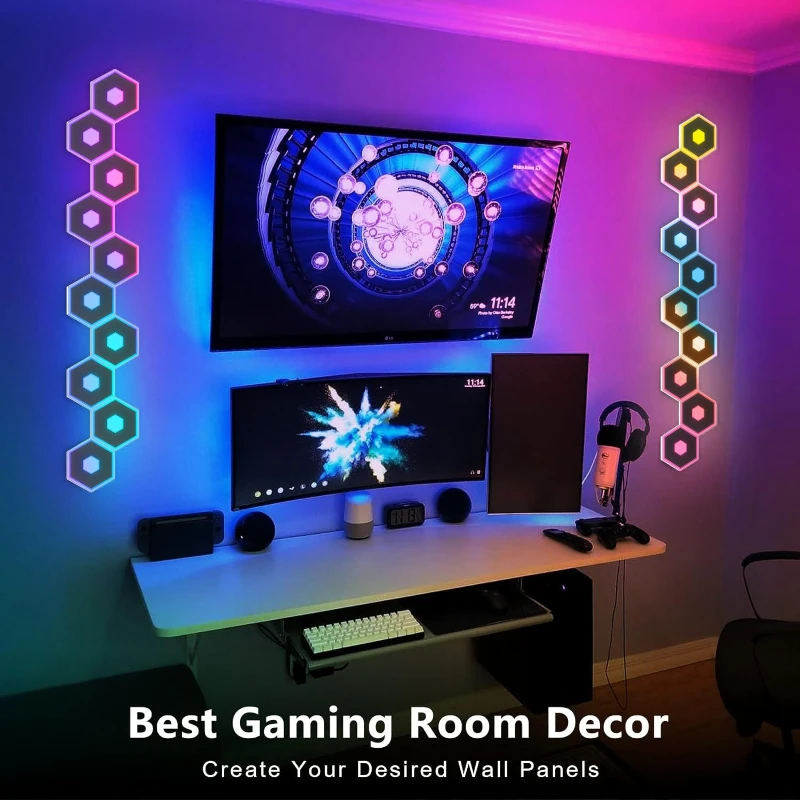 New RGB Tuya Hexagonal Quantum - огляд і ціна Diy Electronics News