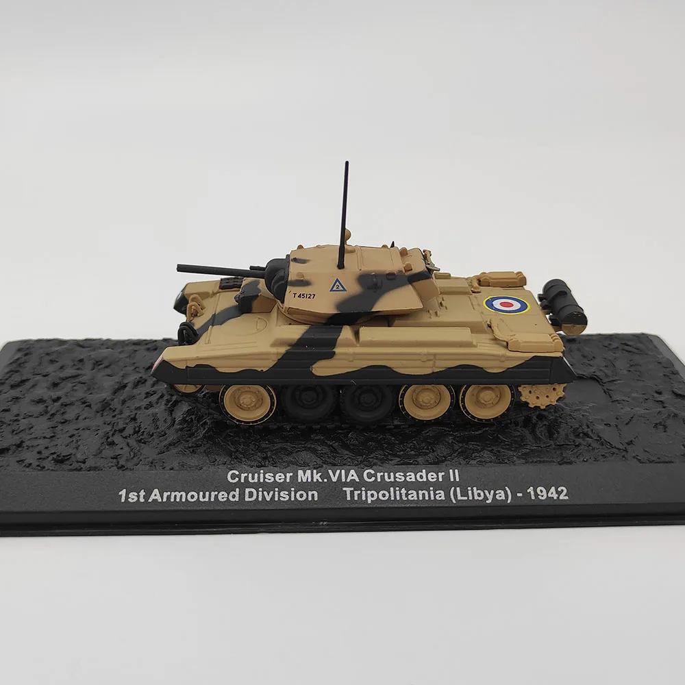 

Diecast Ixo 1:72 Scale Cruiser Mk.VIA Crusader The British Crusader Tank World War II Alloy Model Collectible Toy