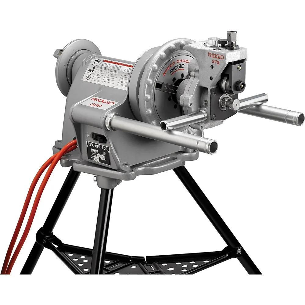 

25638 Model 975 2-in-1 Portable Combo Roll Grooving Machine, 1/2" to 6" Pipe Capacity, Manual Use or Power Drive Mount, Small