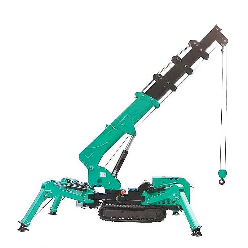 Portable Spider Crane Crawler Spider Crane Mini Crane Mini Lifting Elevator Tracked Lift Telescopic Lifting Boom Customized