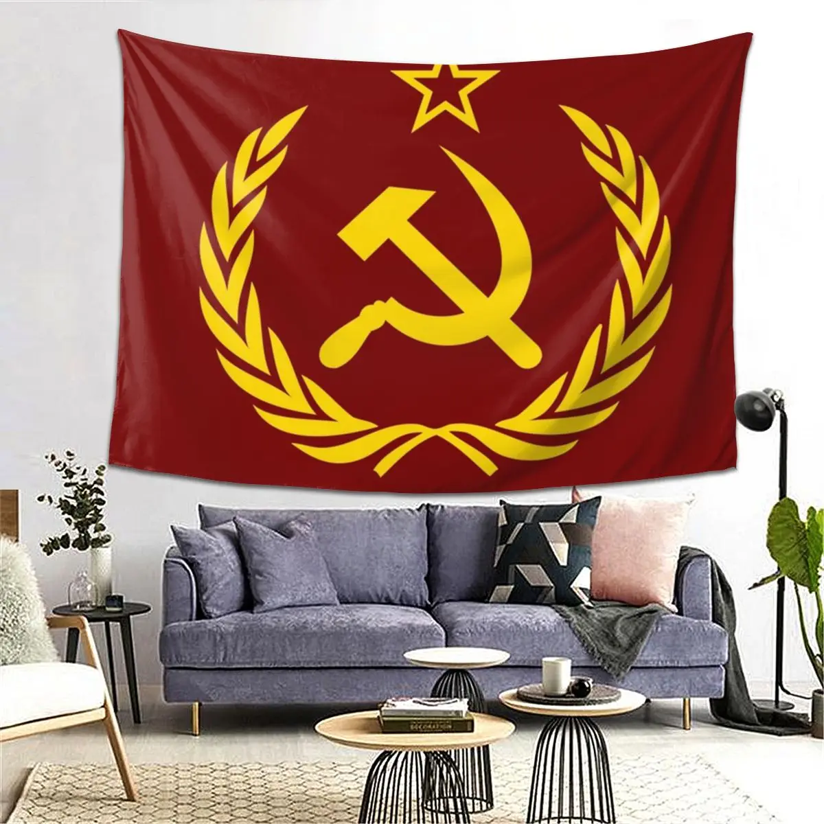 

CCCP Star-Soviet-Union СССР Гобелен Декор Художественные Эстетические Гобелены для Гостиной Спальни Домашняя Настенная Ткань Настенная Ткань