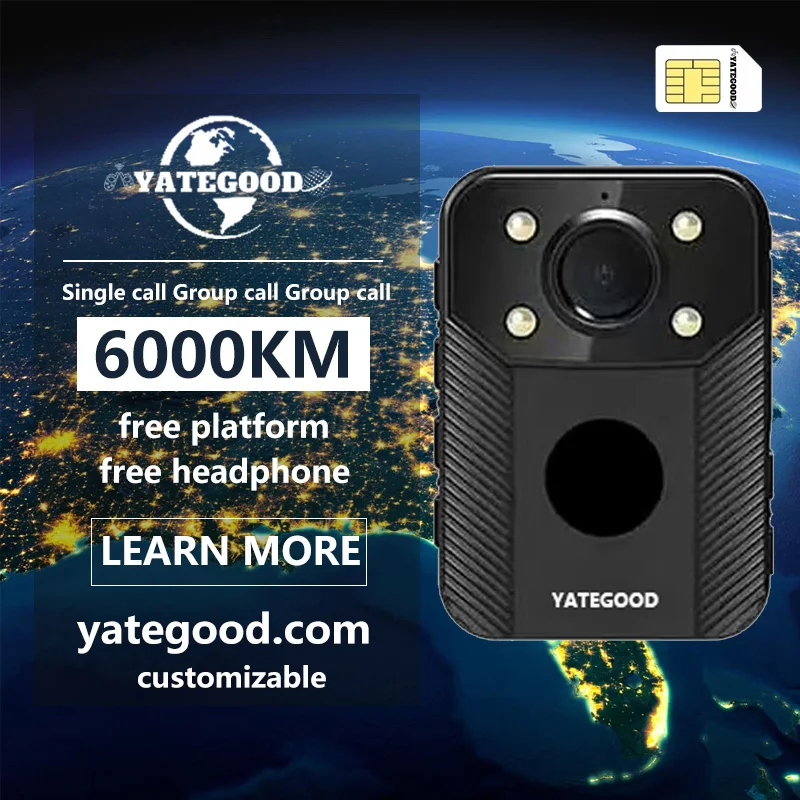 

YATEGOOD Оборудование для правоохранительных органов GPS 5000 км рация Zello дальнего действия глобальный ptt 4G poc радио100 км
