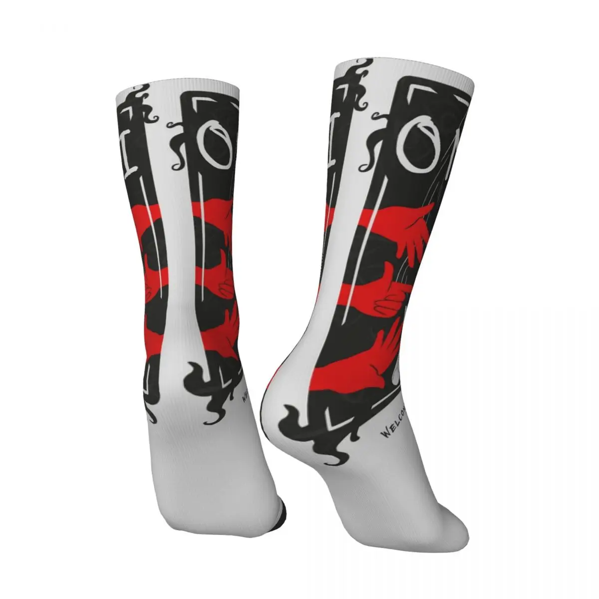 Omori-Calcetines antideslizantes para parejas, medias Vintage de juego de terror, suaves y cálidas, diseño de otoño