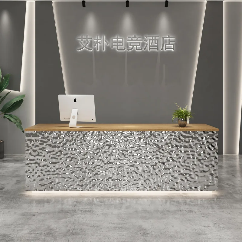 Cashier Front Spa Counter Register Executive Standing Salon Modern Counter Checkout Luxury Mostrador Oficina Office Furniture