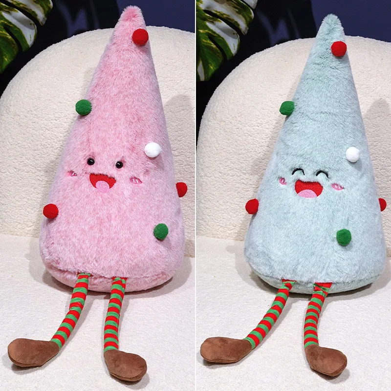 30 سنتيمتر زينة عيد الميلاد لطيف ألعاب من القطيفة شجرة عيد الميلاد دمية المنزل زخرفة الحفلات والهدايا #4