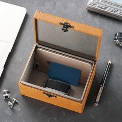 New Faraday Box for Car Keys Rfid Blocking Box Anti-Theft Keyless Fob Protector Radiation-Proof Large Car Key Phone Safety Box