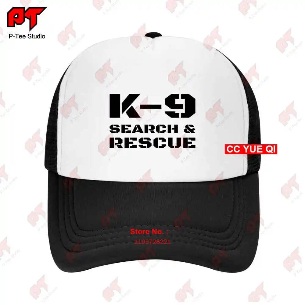 K9 Search And Rescue Dog Handler Trainer Sar K9 Team Unit Baseball Caps Truck Cap L64P