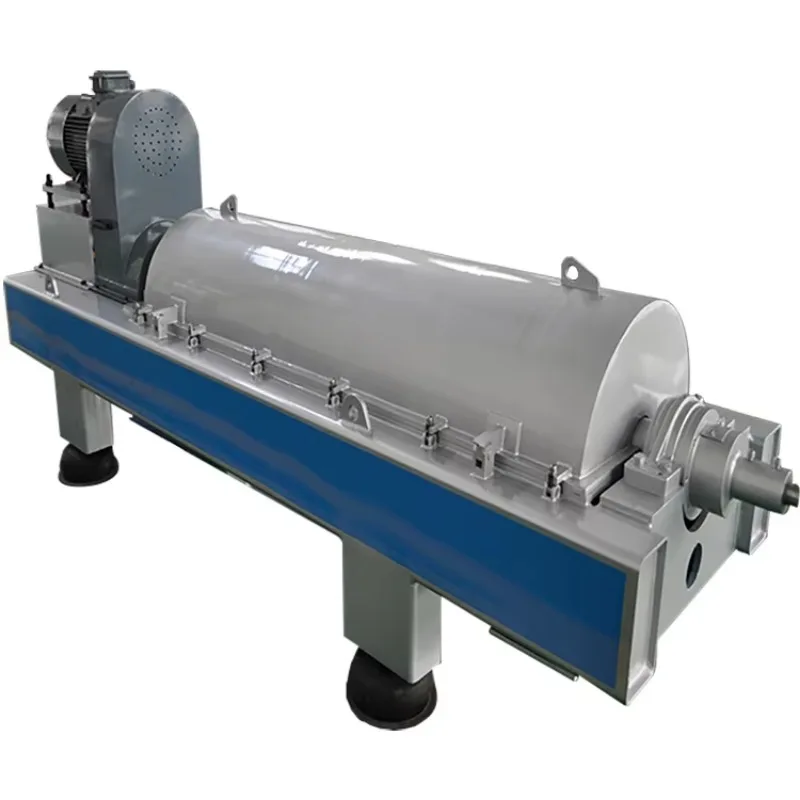 Horizontal Industrial Decanter Centrifuge Machine Palm Oil Sludge Separation Waste Mud Decanter Centrifuge