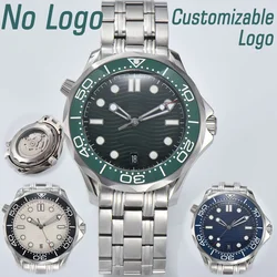 Men's Diving Watch Automatic Movement Stainless Steel Case Sapphire Glass Waterproof Luminous Customized Watch