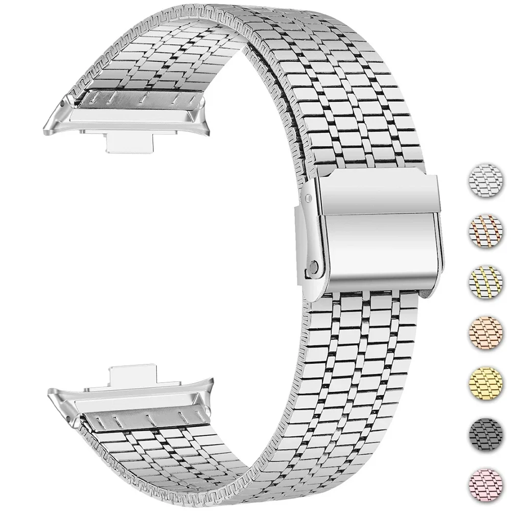 

New Stainless Steel Strap For Redmi Watch 5 4 Mesh Wrist Band Loop For Xiaomi Mi Band 9Pro/Mi Band 8Pro Replacement watchband