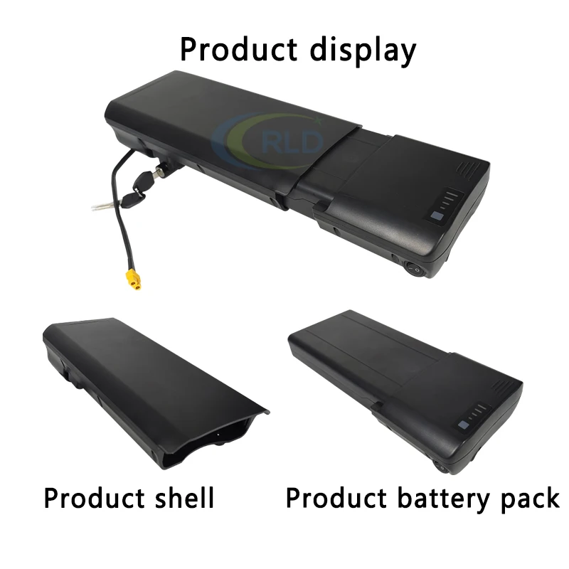 36V 48V Folding Bicycle Lithium Battery Pack 10Ah 12Ah 14Ah Electric Bicycle KANGAROO RK4-4C RK3-3C  For 250w 350w 500w Motor