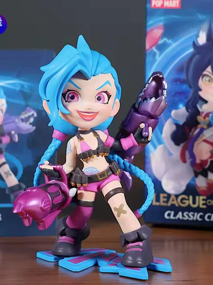 Oryginalne zabawki z gry League of Legends, figurki anime Ahri, Ezreal, Zoe, Yasuo, Teemo, modele, prezenty - dostępne od ręki. — 2