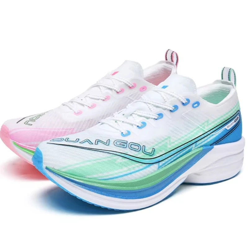 

duangou Men's sports shoes nylon carbon board running shoes sports fitness wear-resistant lightweight training shoes women's