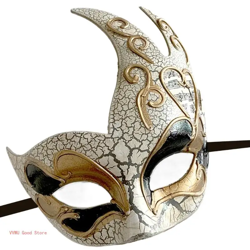 Masquerade Eyemask for Women Men, Masquerade Half Face Mask Costume Accsessories for Carnivals Proms, Halloween Eyemask