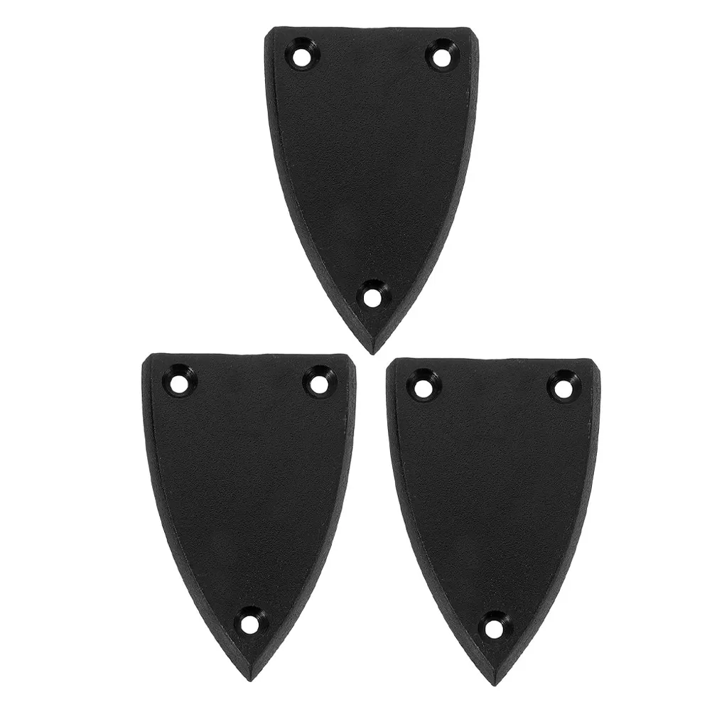 Black Plastic Electric Guitar Truss Rod Covers Replacement Guitar Repair Accessories Parts Instrument Accessories