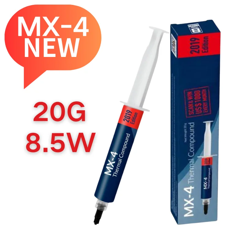 MX-4 20g Thermal grease processor Thermal Compound Thermal paste CPU GPU Cooler Cooling Fan fluid Conductive Heatsink Plaster