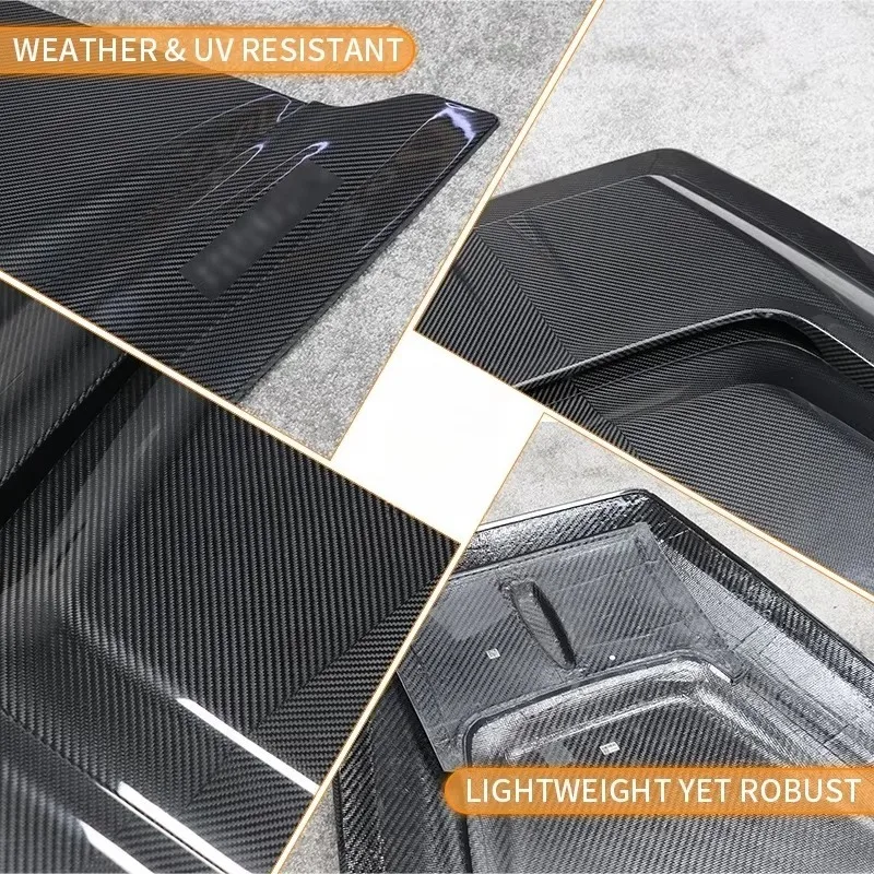 

New Arrival Dry Carbon Fiber Front Engine Hood Cover for G Class W465 2025 Brabs Style Car Engine Bonnet Hood