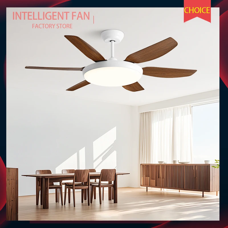 

LED Lamp,Six-blade Suspended Fan Lamp, DC Reversible Motor,Quiet＆Energy-saving＆Durable,For Living Rooms with Lighting Needs