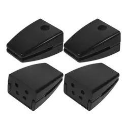 4pcs Aluminium Alloy Screen Clip Holder Office Desk Divider Clamp Table Partition Bracket Bezel Clips