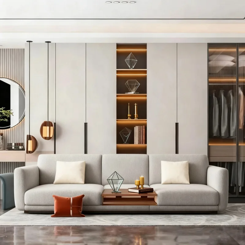 custom.Direct Factory Custom Design Wardrobe Clothing Storage Cabinet Luxury Closet Hinged Door Home Hotel Apartment Pr