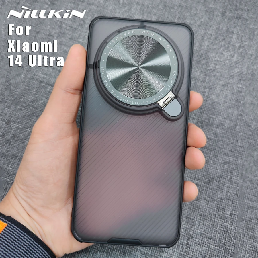 Nillkin for Xiaomi Mi 14 Ultra 5G Case Clear Blalck CamShield Prop Lens Camera Protection Back Cover 14Ultra