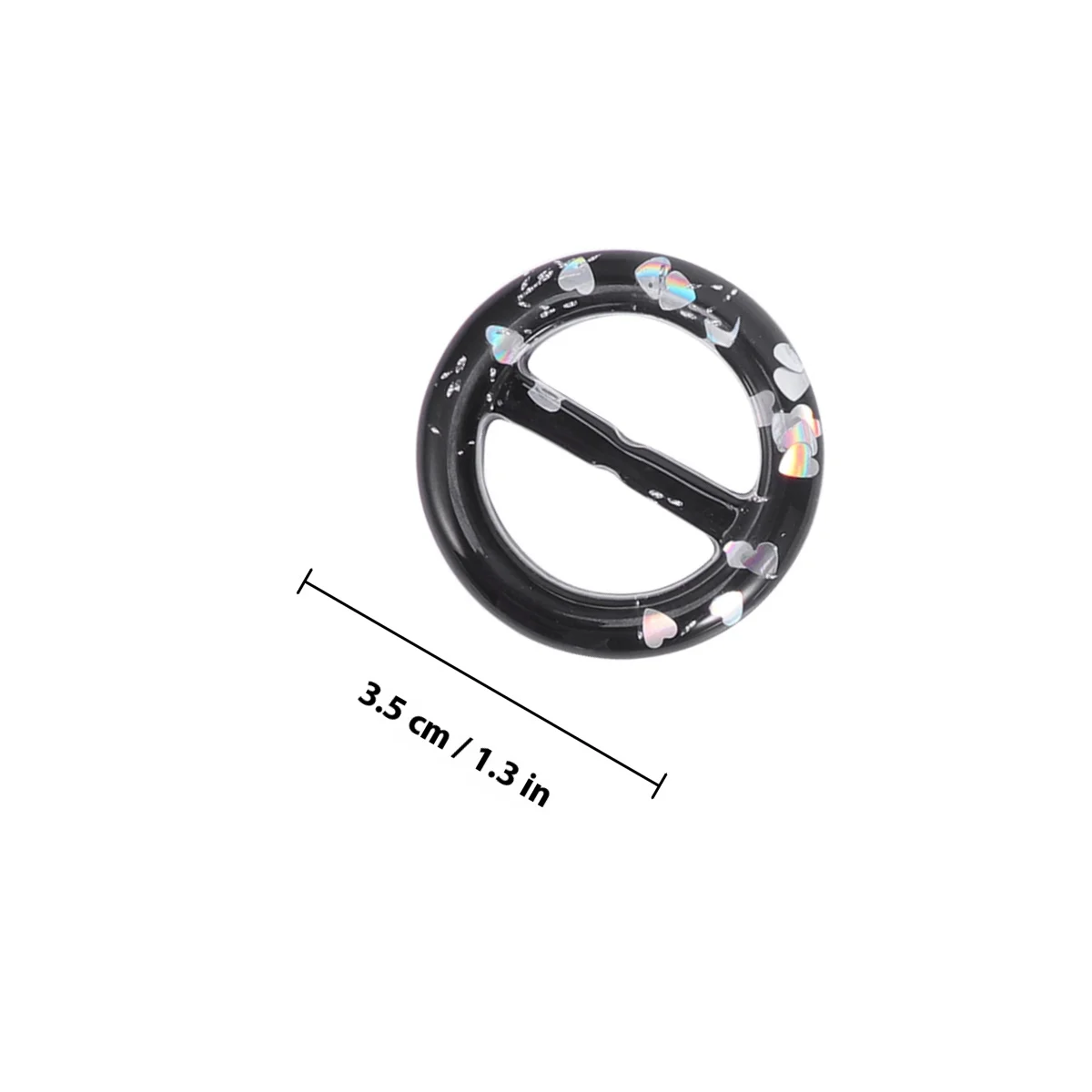 4 قطعة مقاطع القميص المستديرة 2.5 سنتيمتر السلس مشبك ل تي شيرت وشاح قبعة الكشمير المرأة الإكسسوارات الملابس الديكور كليب