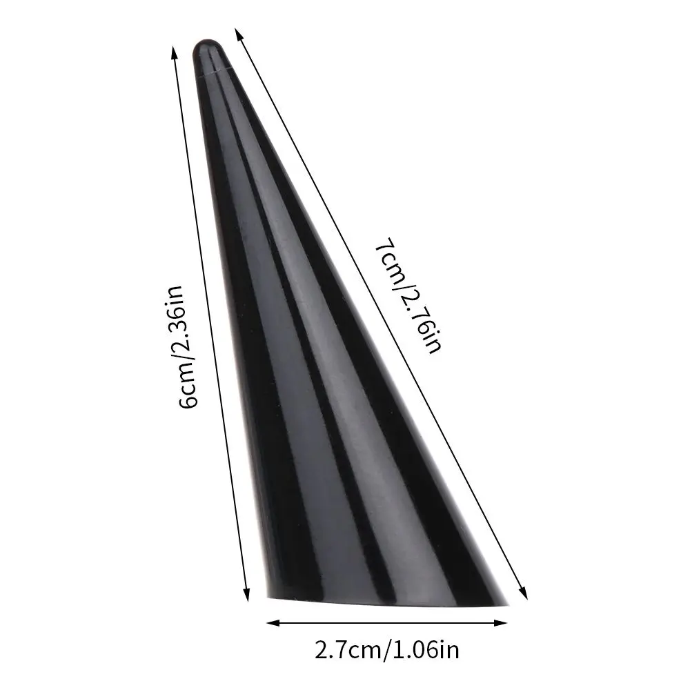 1/5PCS Gift White Black Transparent Fingertip Conical Acrylic Holder Jewelry Show Ring Display Stand Jewellery Organizer