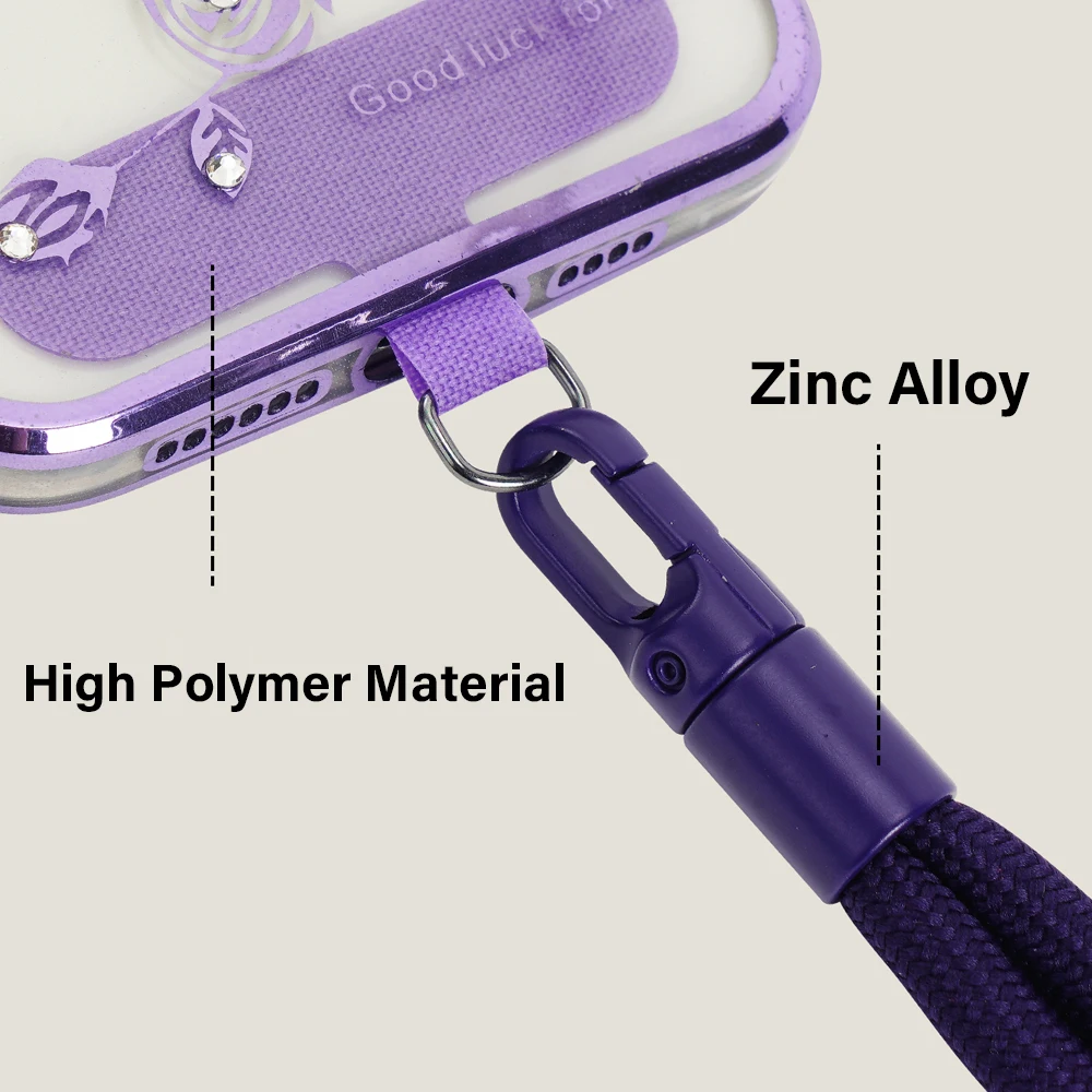 Universal Mobile Phone Anti-loss Wrist Strap Adjustable 360° Rotation Phone Self-locking Lanyard for iPhone 17 16 15 Pro Samsung