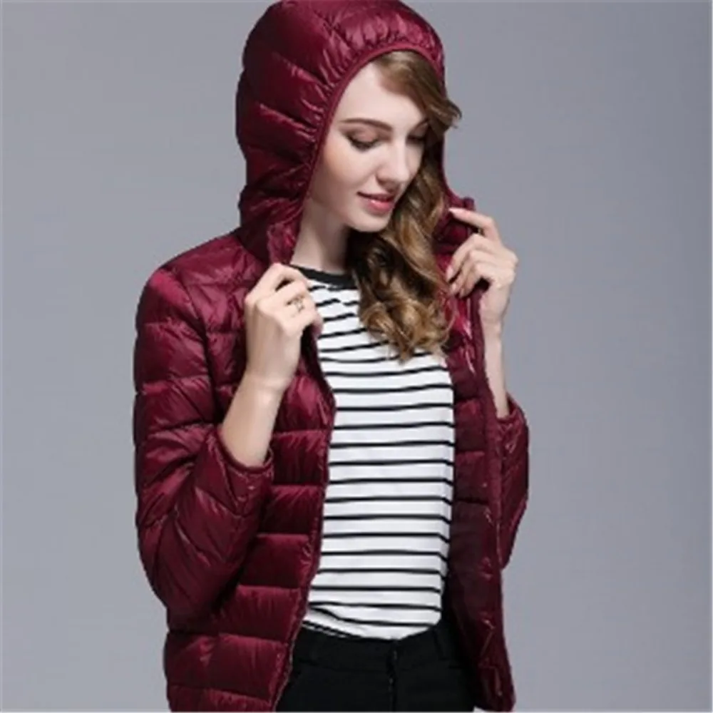 New Winter and Autumn Fashionable Outerwear 2023 Puffer Jacket Light Down Jacket Coat Zip Parka Clothing Female Office Lady