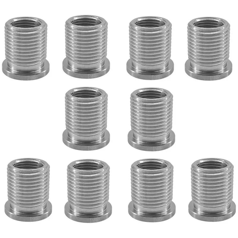 

For Ford Triton 4.6L 5.4L And 6.8 V-10 Two Valve Engine Parts- 10Pcs 389100 Spark Plug Port Insert For 1996-2003 Models