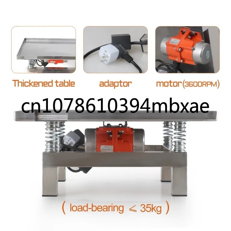 50*50cm Concrete Vibrating Table Small Vibration Test Bench Test Block Vibration Platform Stainless Steel Mini Vibration Table