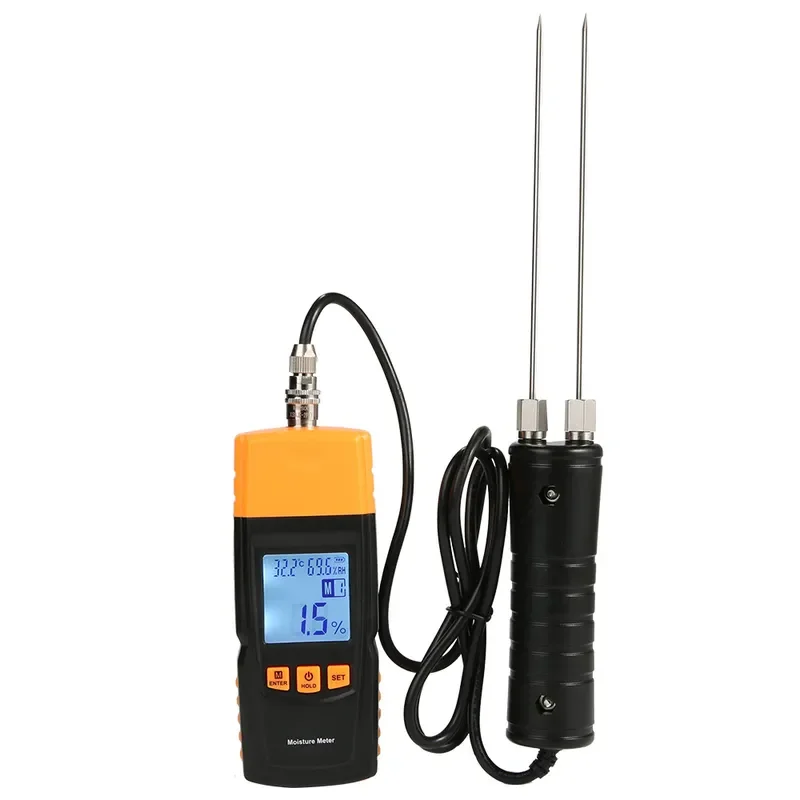 GM620 Wood Moisture Meter Digital Humidity Tester for Wood Bamboo Paper Non Destructive Measurement Tool Portable Accurate
