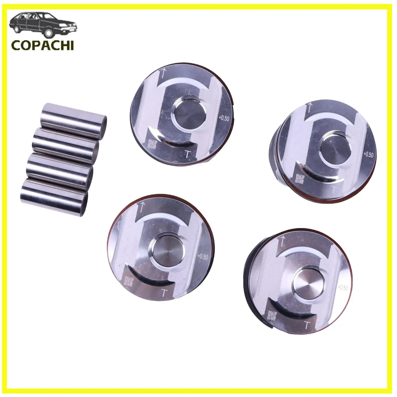 4Pc Pistons&Rings K… - image