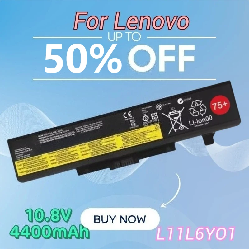 

10.8V 4400mAh Laptop Batteries L11L6YO1 for Lenovo E430 E431 E540 E435 V480 E530 E49L E440