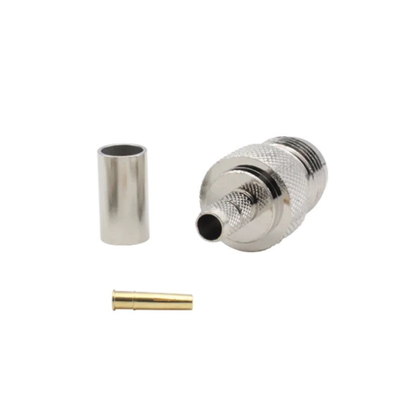Conector RF TNC-K-3 Conecte cabo 50-3 Conector fêmea TNC Parafuso externo furo interno L12-K-3