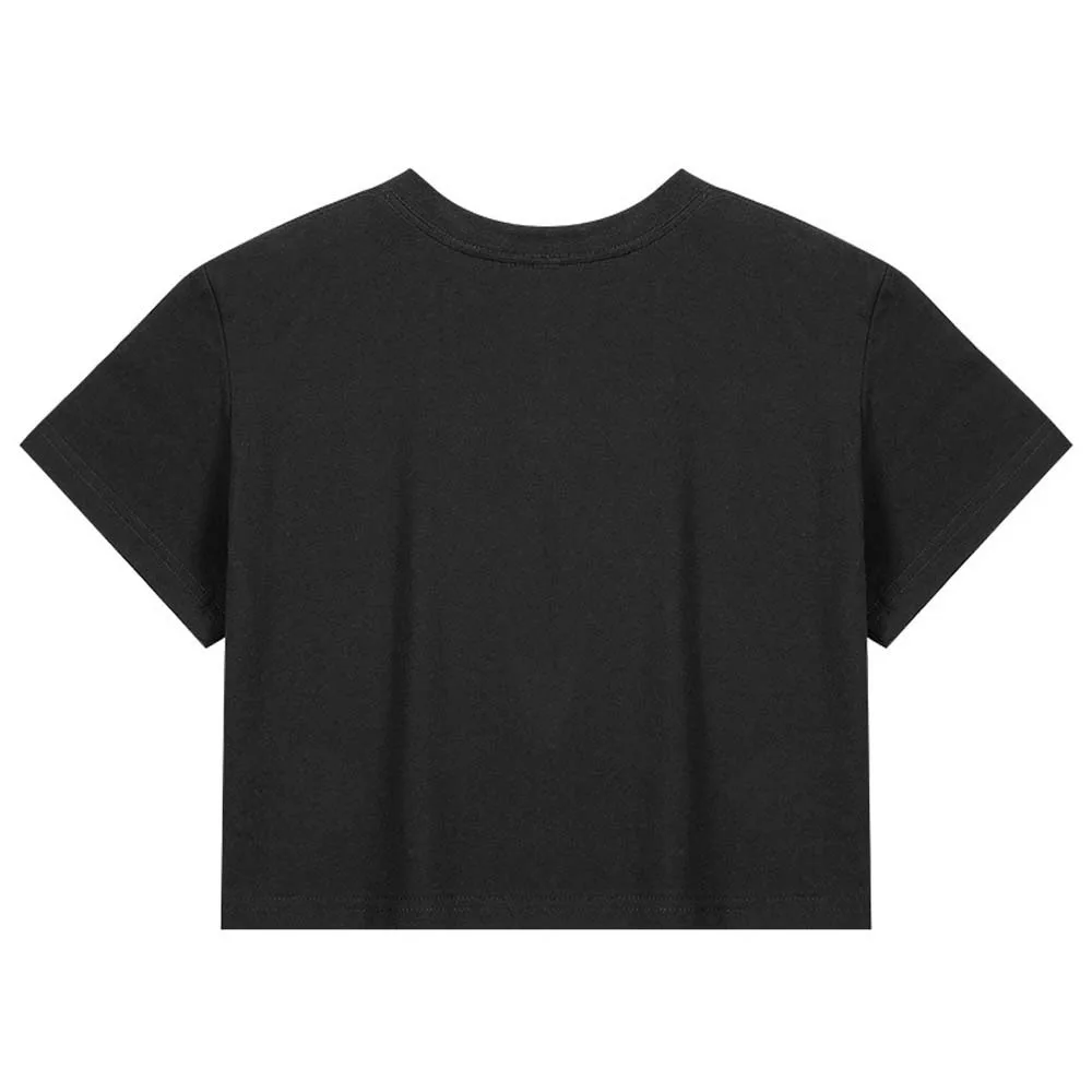 

Ins Fashion Ультракороткая футболка с U-образным вырезом, однотонная уличная одежда, корейские короткие топы, майки в корейском стиле, черный, белый цвет, спортивный топ