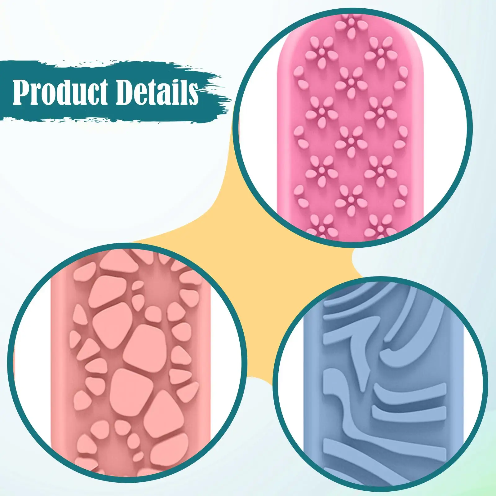 

Quiet Sensory Strips Toys Educational Silicone Fidget Bar for Kids Sensory Calming in School Classroom