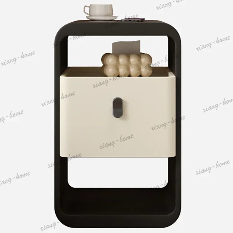 Best Sellers Spaces Design Night Table Aesthetic Small Elegant Unique Bedside Cabinet Narrow Comodini Camera Da Letto Bedroom Fu
